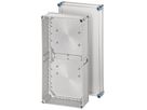 Apparategehäuse Hensel K 0400 grau leer mit transparenter Deckel 300×600×170mm