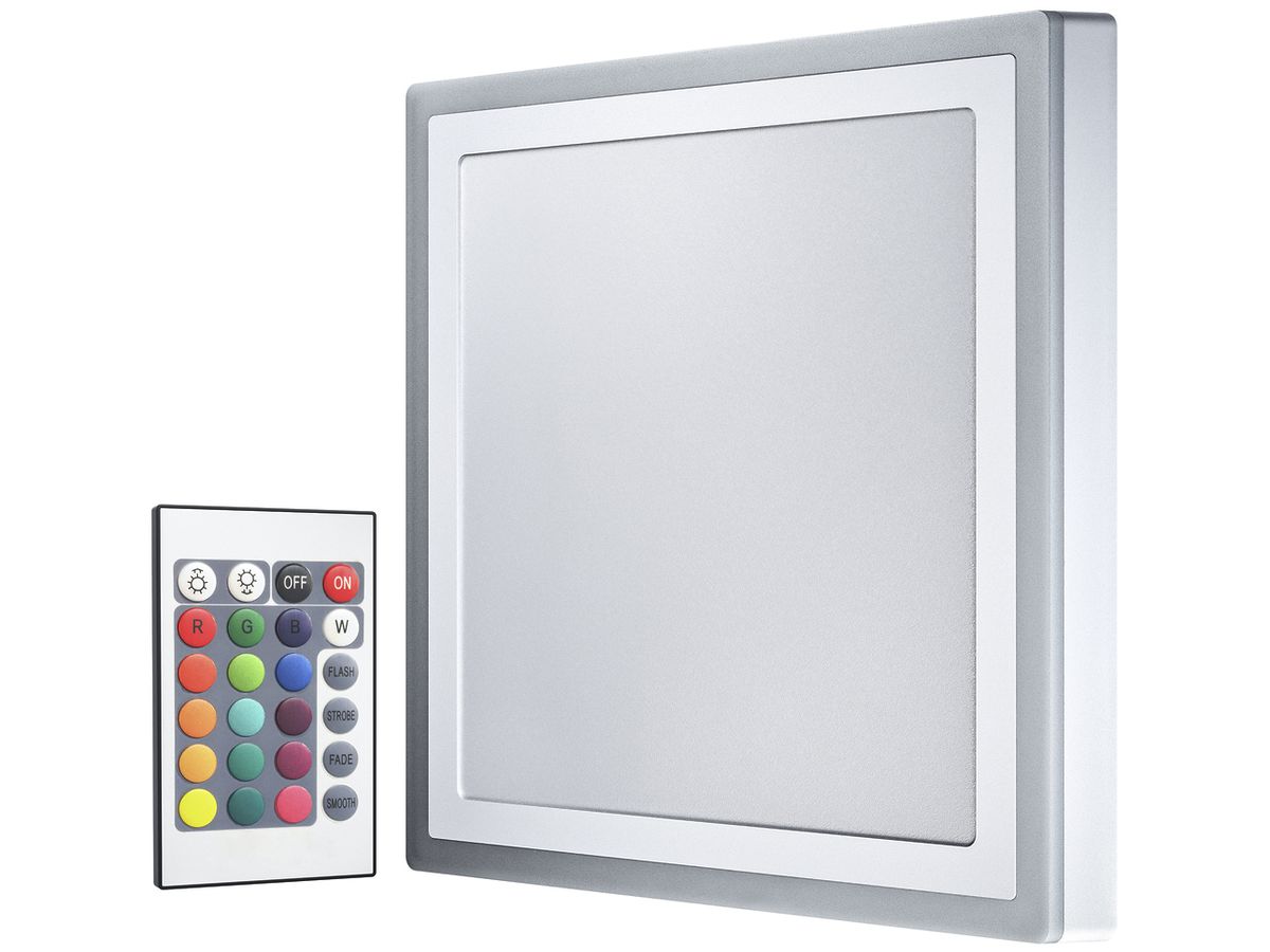 LED-Decken-/Wandleuchte LDV LED COLOR + WHITE SQ, 400mm 38W