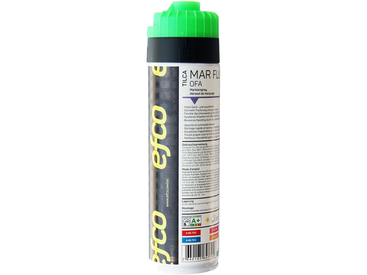 Markierspray TILCA MAR FLUO OFA FLUO leuchtgrün 500ml