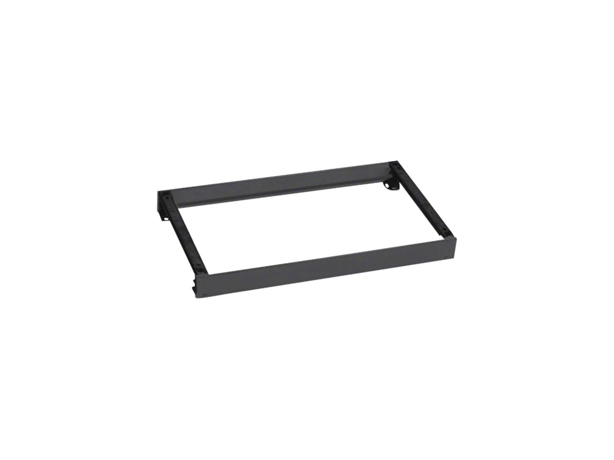 Sockel Hager FZ911WE 349×100×375mm komplett schwarz Stahl