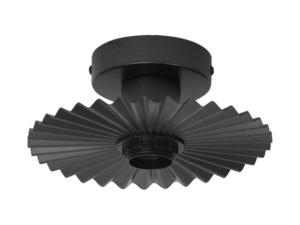 Deckenleuchte LEDVANCE Decor Plisse E27 1×15W Ø200×200×90mm grau