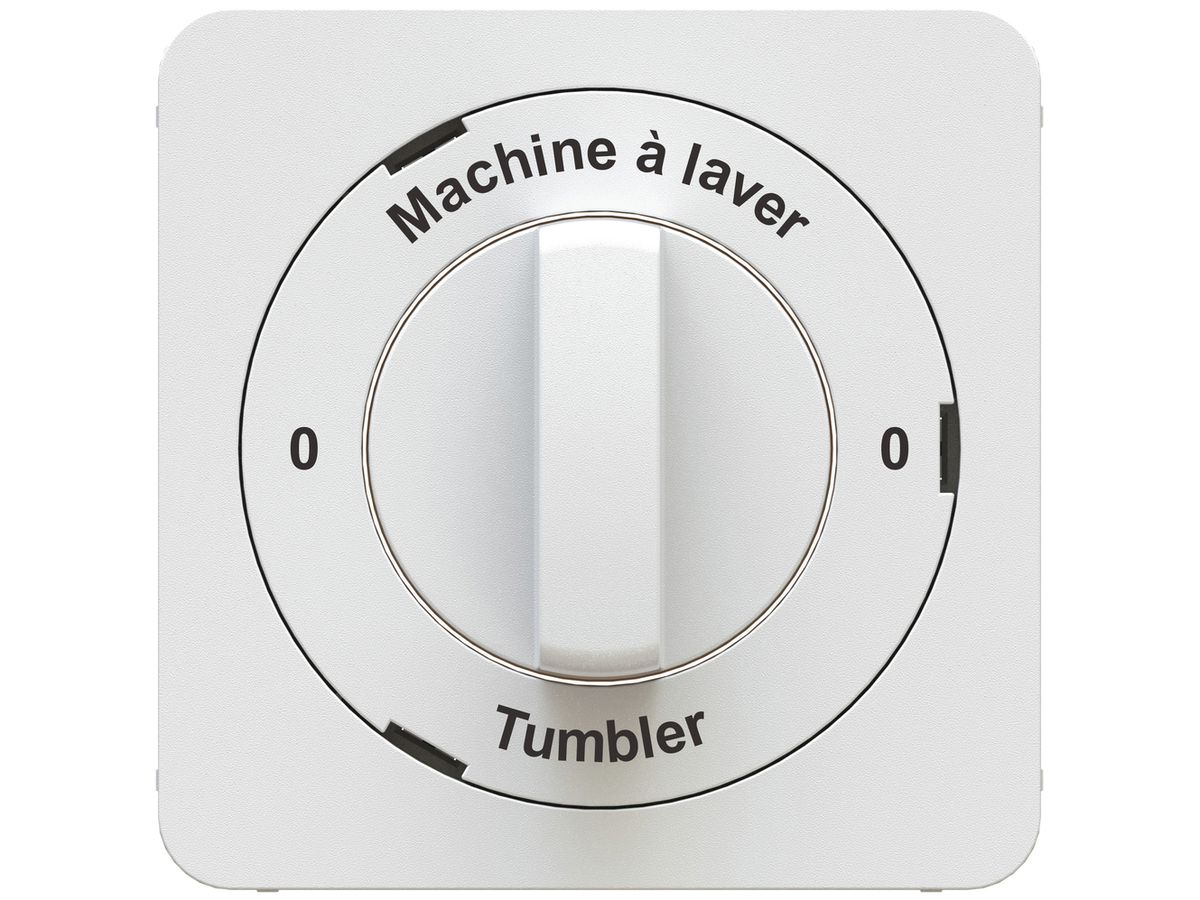 Frontplatte MH priamos 0-Machine laver-0-Tumb für Dreh-/Schlüsselschalter weiss