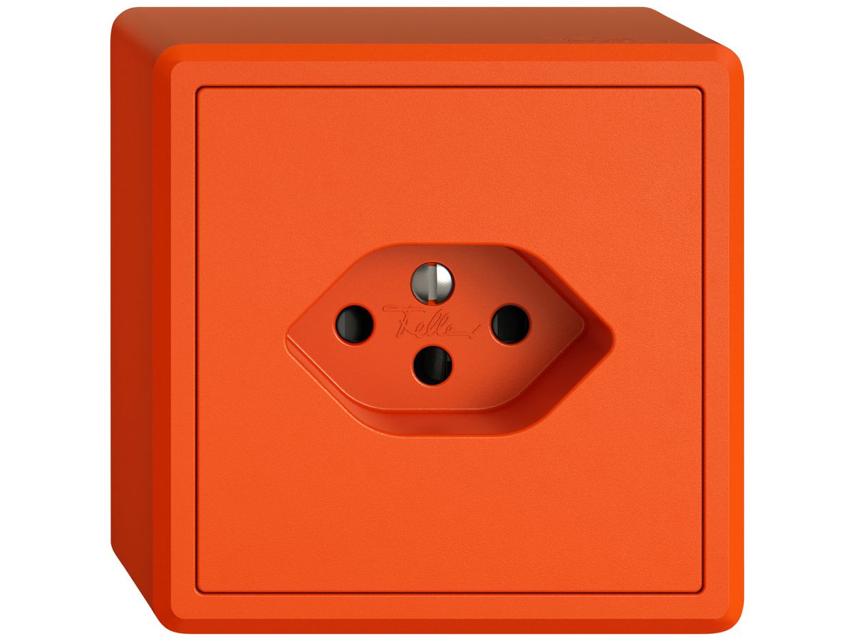 AP-Steckdose EDIZIO.liv SNAPFIX® 1×T13 mit Shutter or