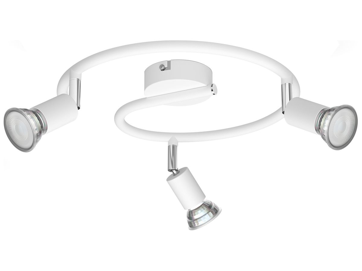 Spot Philips Limbali GU10 3×50W 293×130mm weiss