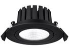 EB-LED-Spot Sir Heian Luna R 10W 860lm 3000K IP65 WB DALI Ø75…80mm schwarz