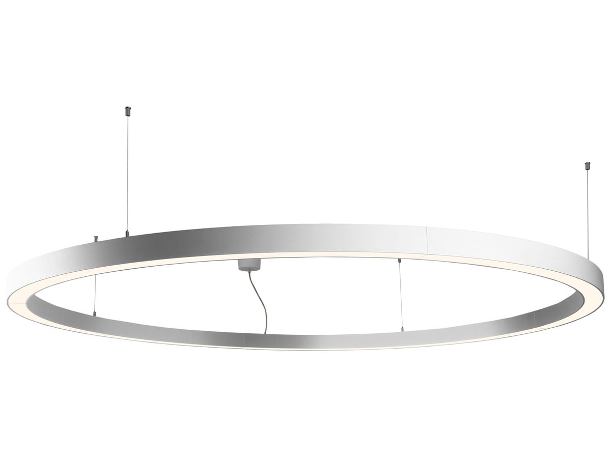 LED-Pendelleuchte Sylvania Nilo 88W 9120lm 830 DALI EM Ø1200mm weiss