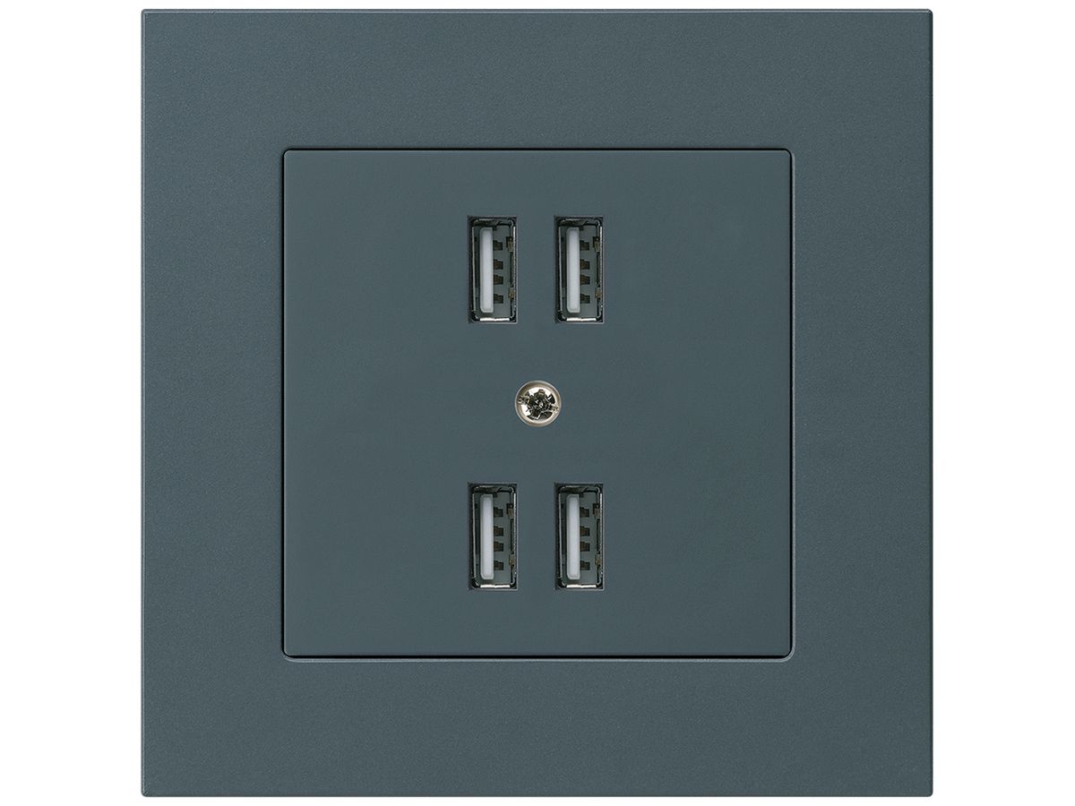 UP-Steckdose 4×USB kallysto.pro 2400mA anthrazit