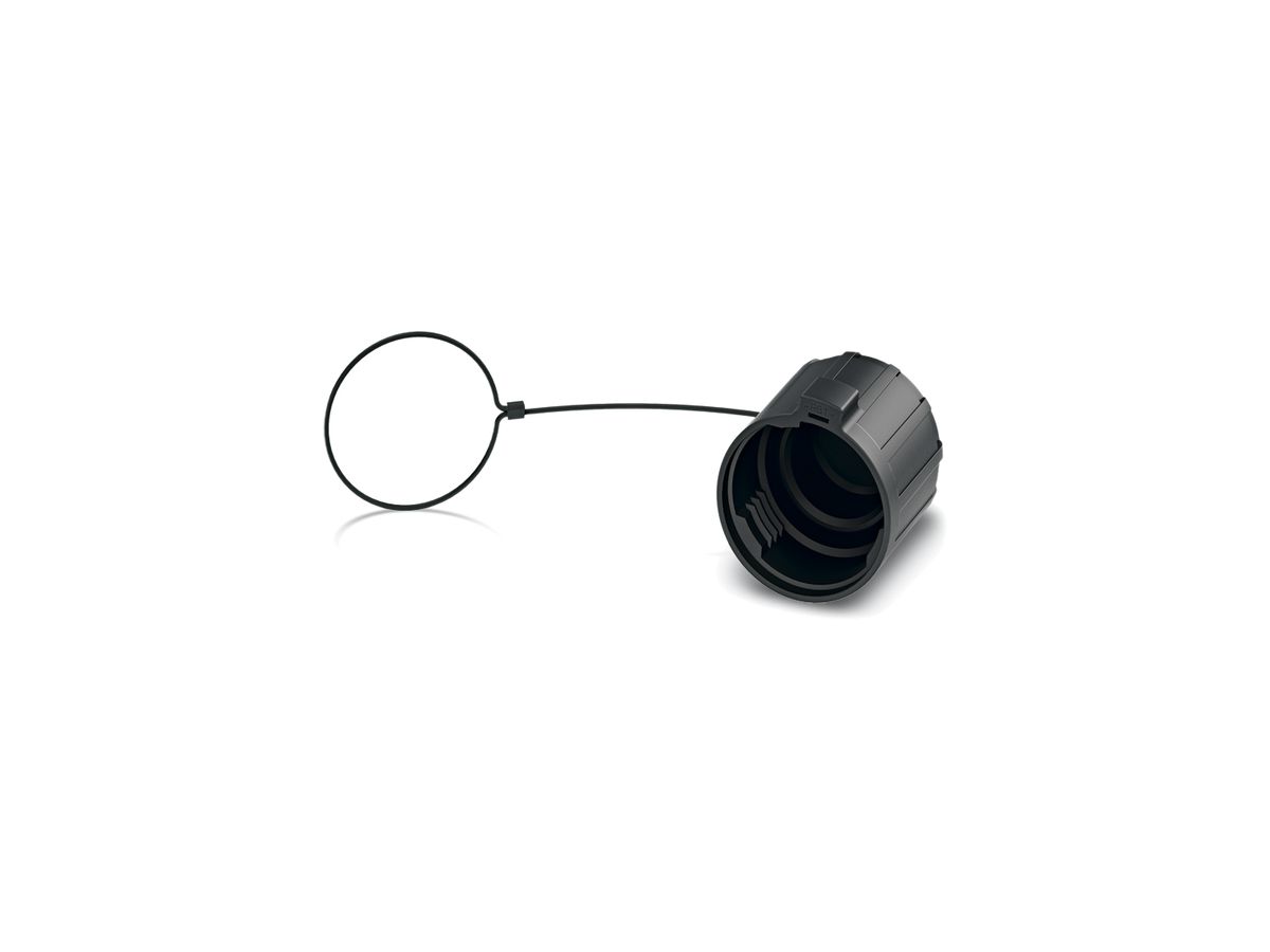 Schutzkappe QUICKON QSK 5×2.5mm², schwarz, IP68