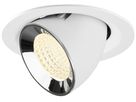 LED-Downlight SLV NUMINOS GIMBLE M 12W 1900lm 4000K WB DALI Ø120 ws/cr