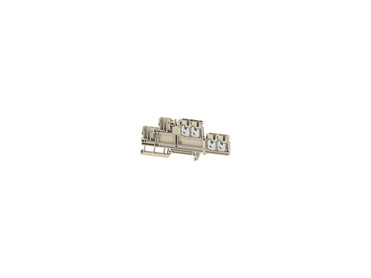 Durchgangs-Reihenklemme WM SPGTB 2.5 2T VL 6C/2 2.5mm² 3×2 DIN35 be