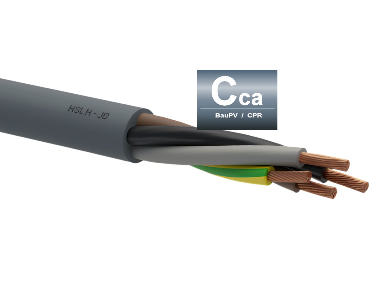 HSLH-JB 3x2.5 mm2 Cca - halogenfrei