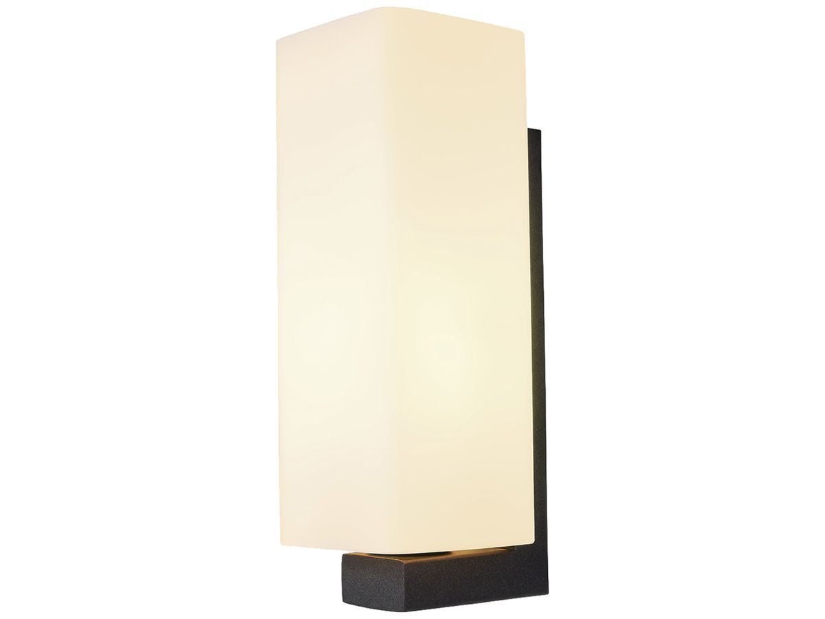 Wandleuchte SLV QUADRASS E27 40W 280×125×95mm schwarz