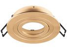 Einbaurahmen SLV NEW TRIA 75 Aluminium Ø93×26mm Messing