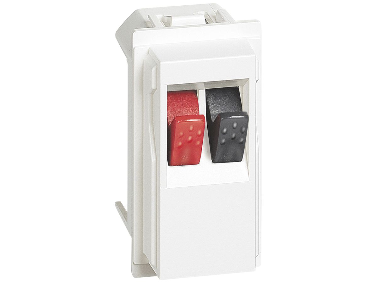 Audiodose Living Now mit Klemmanschluss 1 Modul weiss