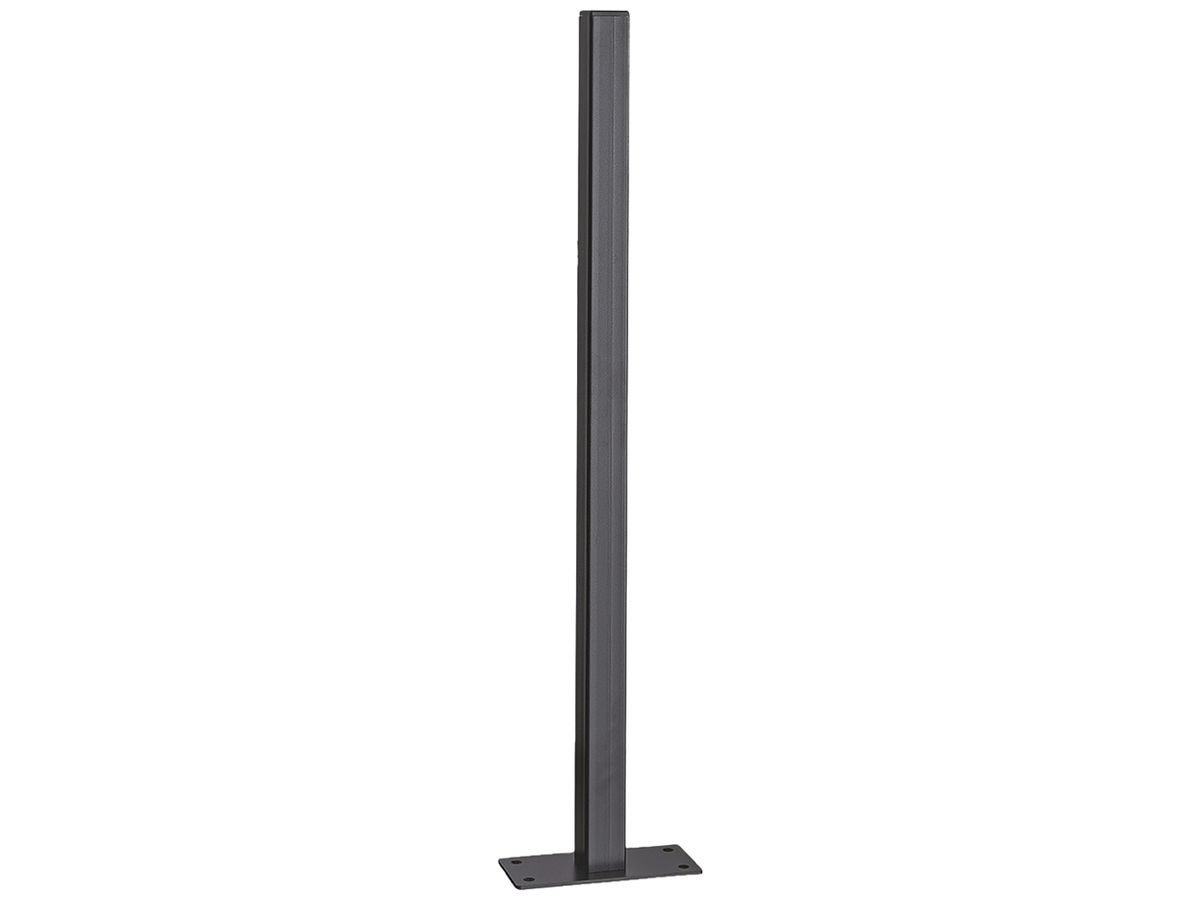 Signalisationssäule Hager witty rechteckig 809×180×80mm Stahl schwarz