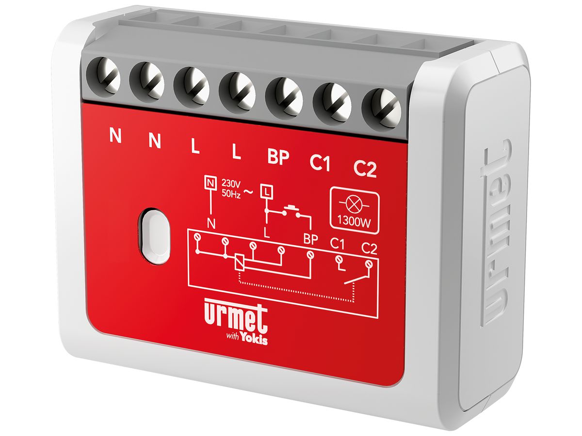 EB-RF-Zeitrelais Urmet MTR1300EB-UP Zigbee 1-Kan