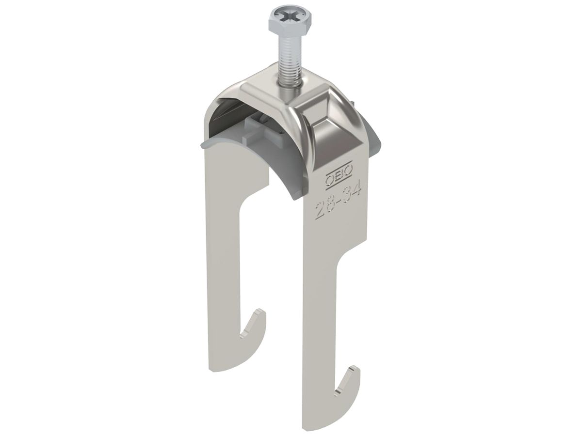 Schnellverleger BET 2056 W-Fuss Kunststoff 28…34mm 1×Kabel A2 1.4301