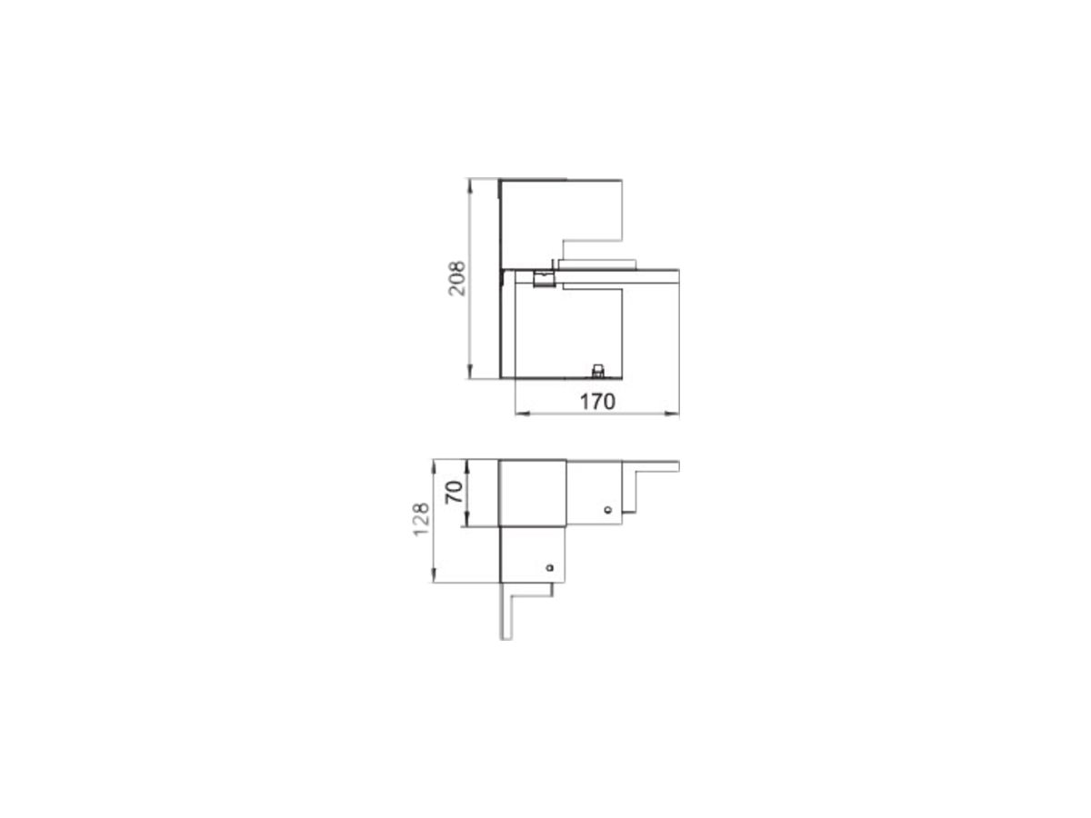 Inneneck Bettermann GS-AI70210 reinweiss