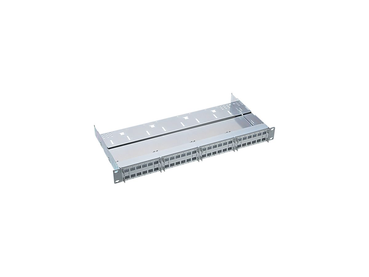 Rangierfeld 19" HD 1HE grau 48×LC-Duplex/MPO, leer
