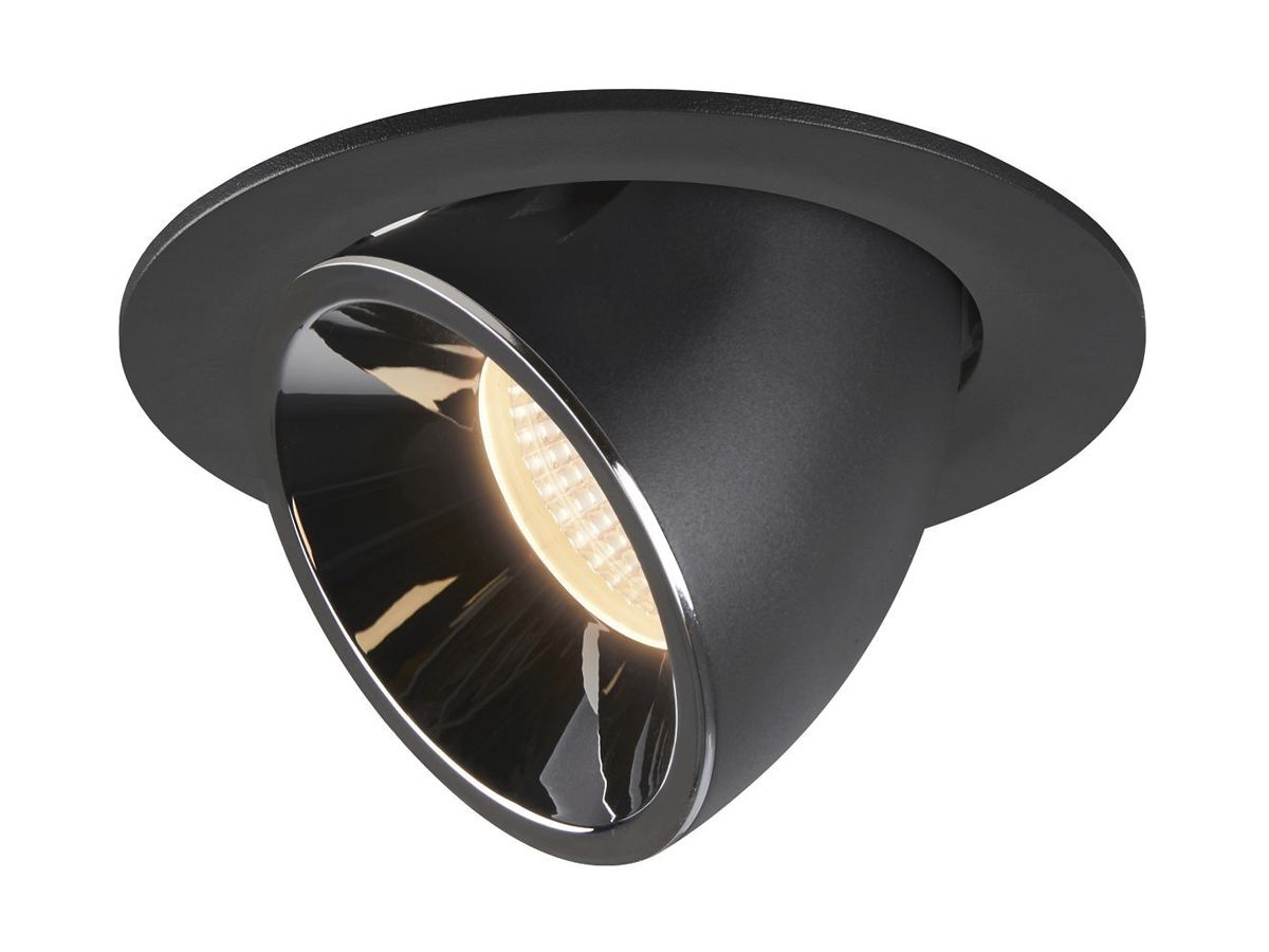 EB-LED-Downlight SLV NUMINOS GIMBLE L, 25.4W 700mA 2150lm 2700K 55° sz/chr