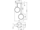 LED-Pendelleuchte LEDVANCE Decor Circle 14W 930lm 865 Ø160m×275mm schwarz