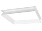 Einbaurahmen SLV PANEL 600 Stahl 600×600×71mm weiss