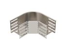 Bogen BET RB 90° 110×100mm Edelstahl A2 blank