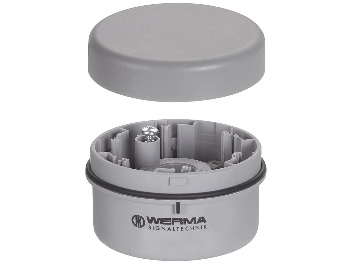 Anschlusselement WERMA RM 12...230VAC/DC, grau