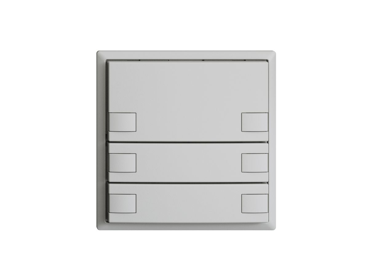 UP-Taster KNX 3-fach EDIZIOdue hellgrau RGB ohne LED