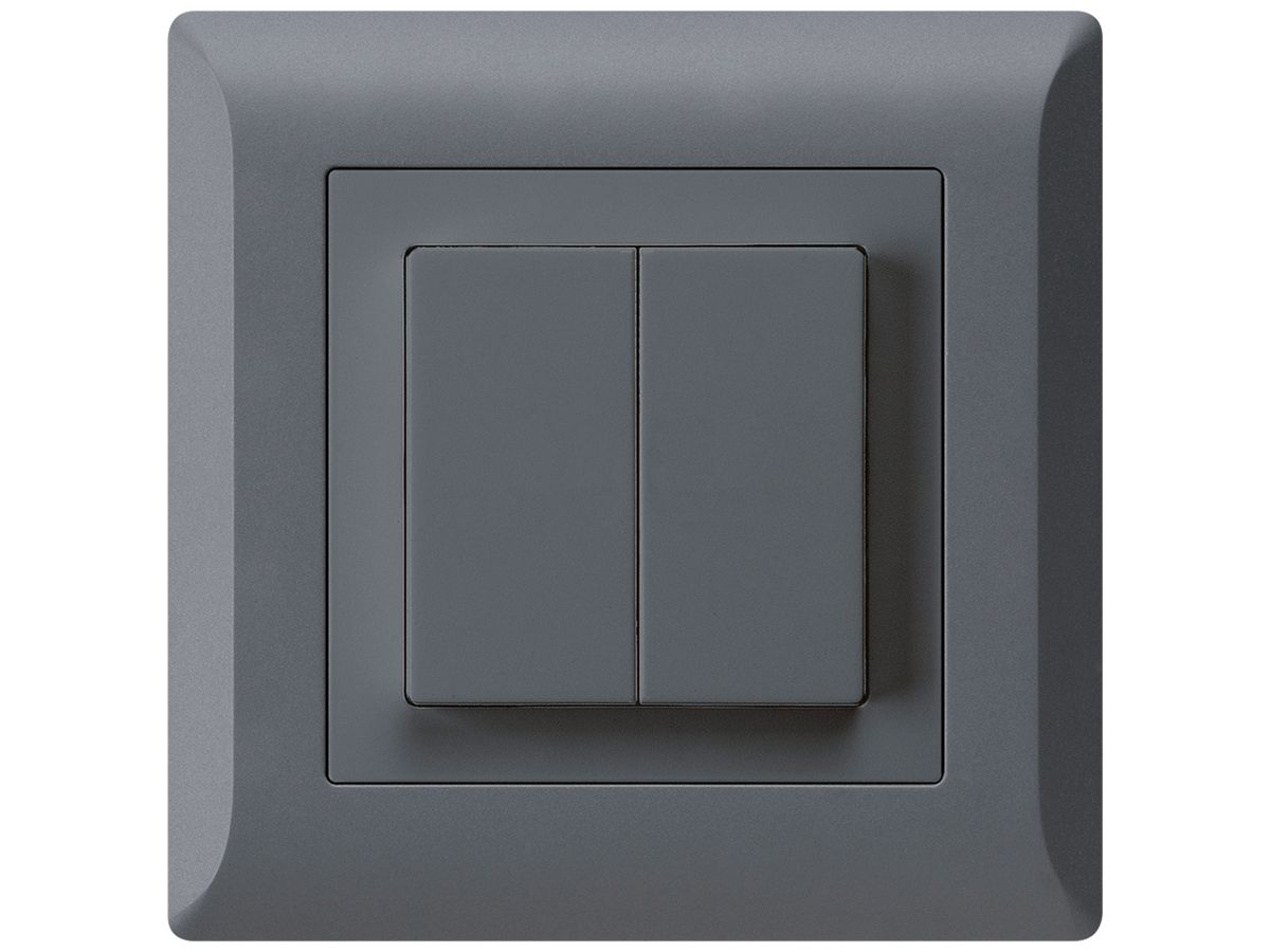 UP-Schalter kallysto.line 3/1P+AR/1 anthrazit