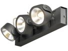 LED-Decken-/Wandleuchte SLV KALU 3, 47W 3000K dimmbar 60° IP20 schwarz