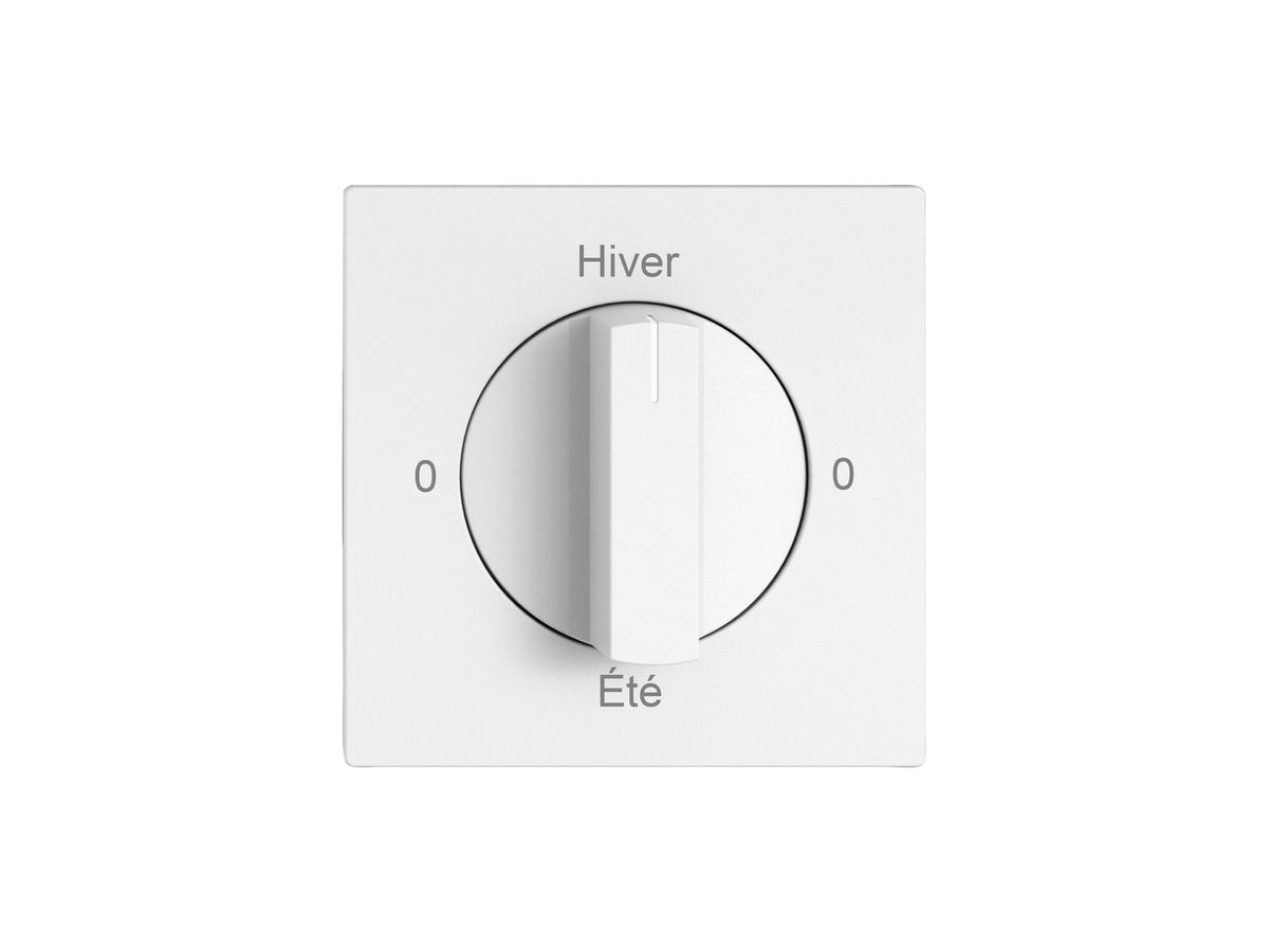 Montageset EDIZIO.liv SNAPFIX® f.Drehschalter m.Griff 0-Hiver-0-Été ws