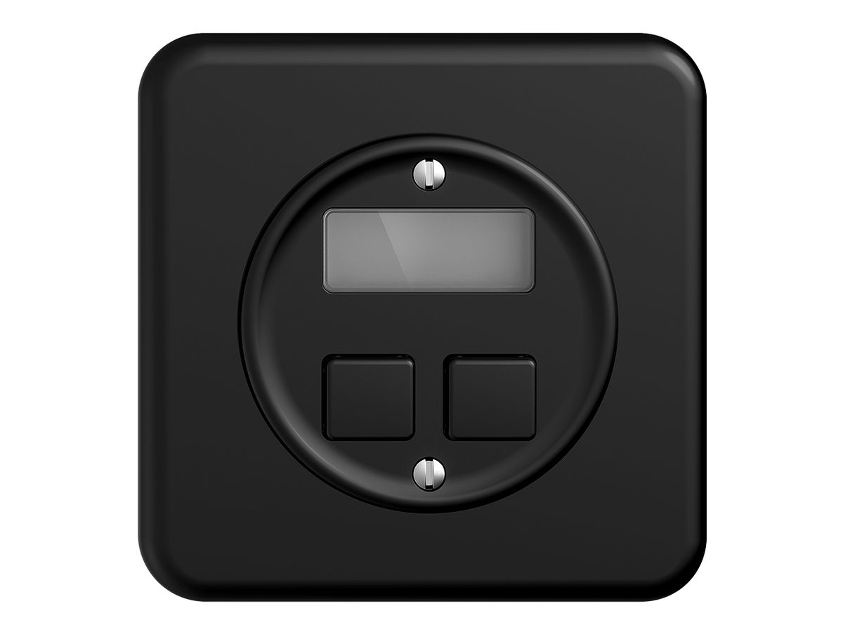 UP-Raumthermostat KNX STANDARDdue 2×mit LED RGB, schwarz