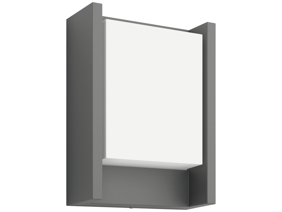 LED-Wandleuchte Arbour 6W 2700K 75×221×166mm IP44 anthrazit