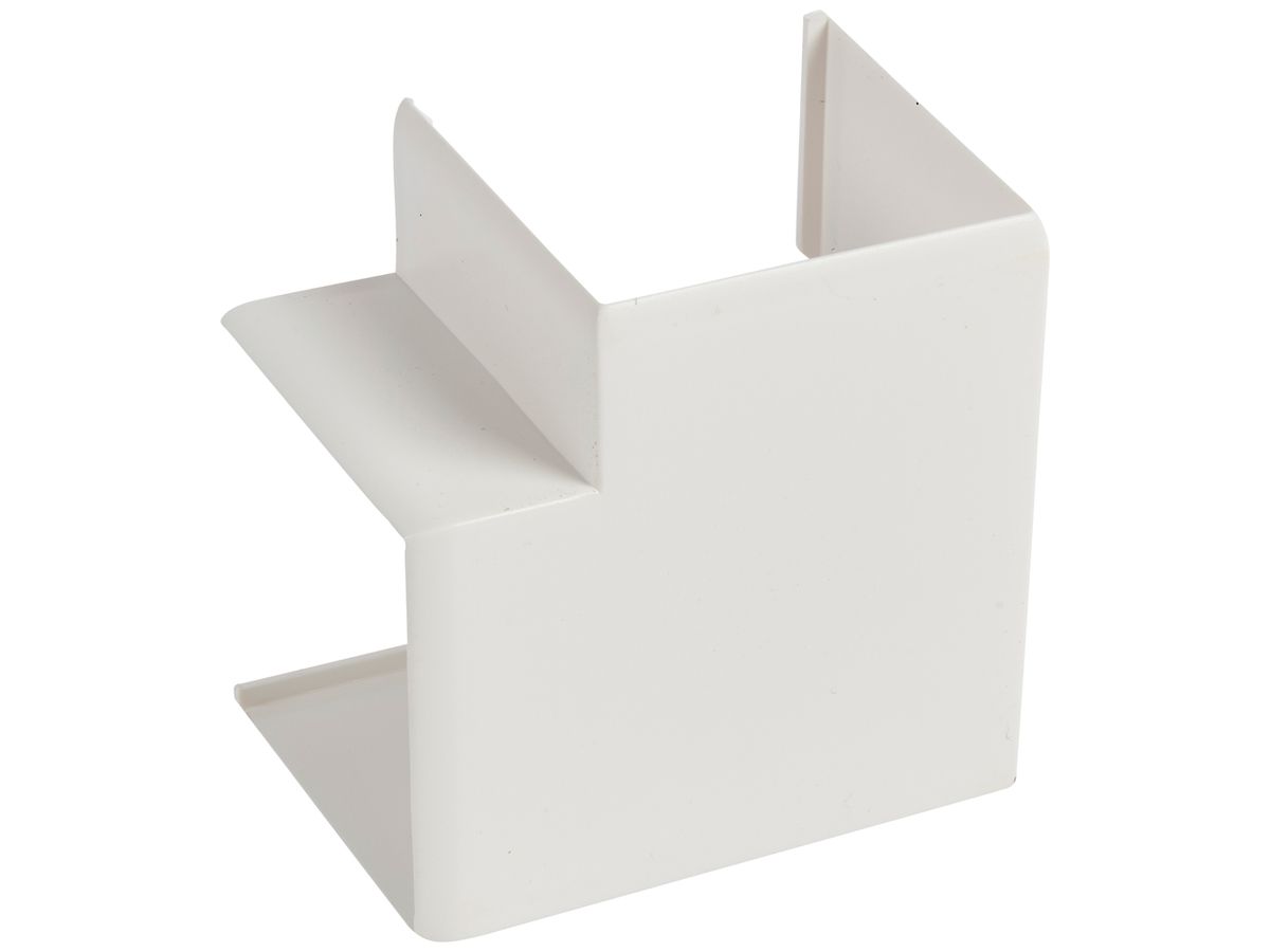 Flachwinkel HF 90° 60×40mm Kunststoff weiss IP3X