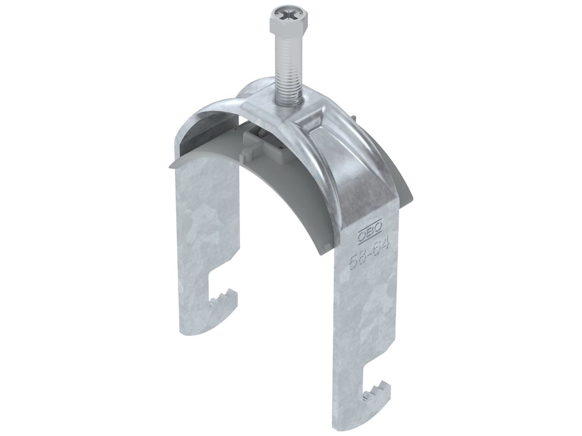 Schnellverleger BET 2056 F-Fuss Kunststoff 58…64mm 1×Kabel Stahl tfZn