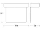 LED-Wandleuchte Steinel XSolar SOL-O HN Solar/Akku 70mW 3000K IP44 anthrazit
