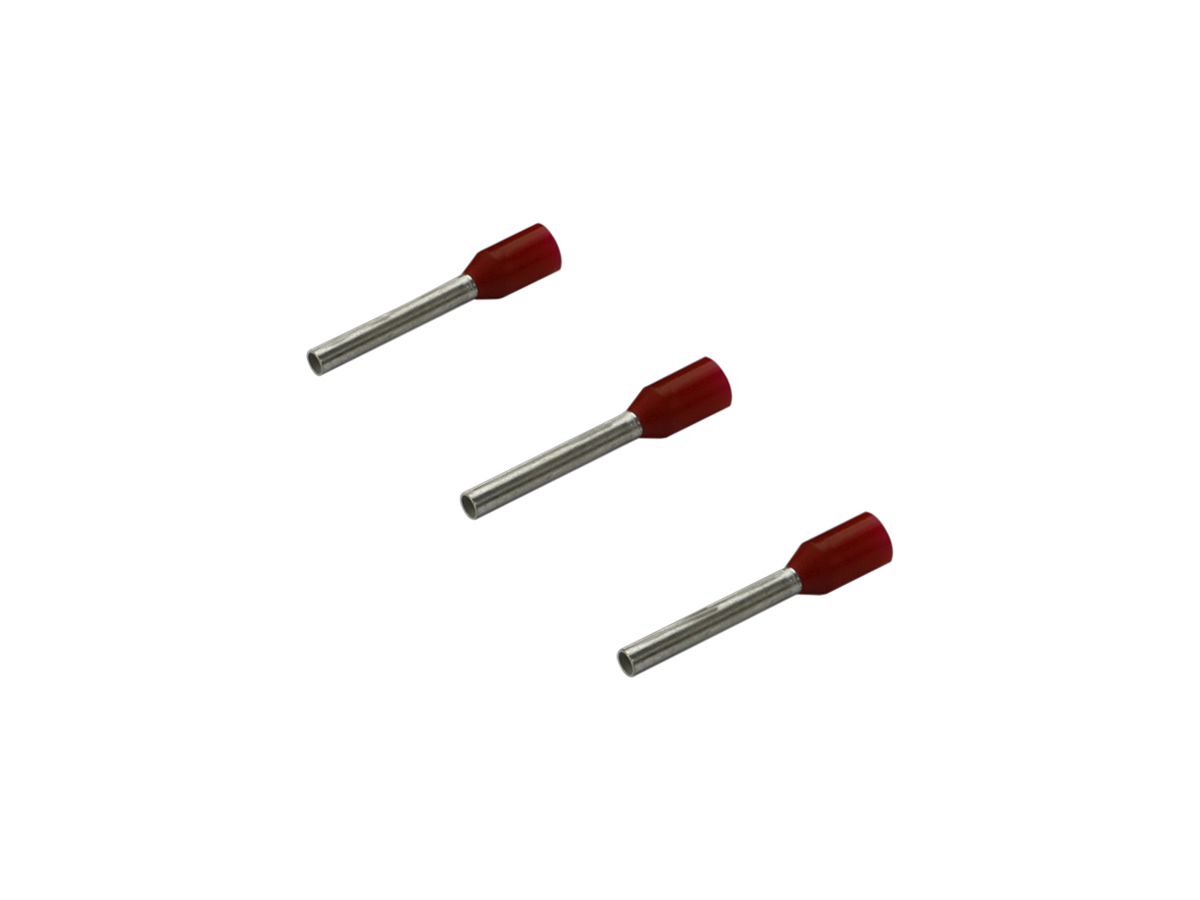 Aderendhülse Rittal AS 4050.739 1mm² 12mm rot 1000Stk