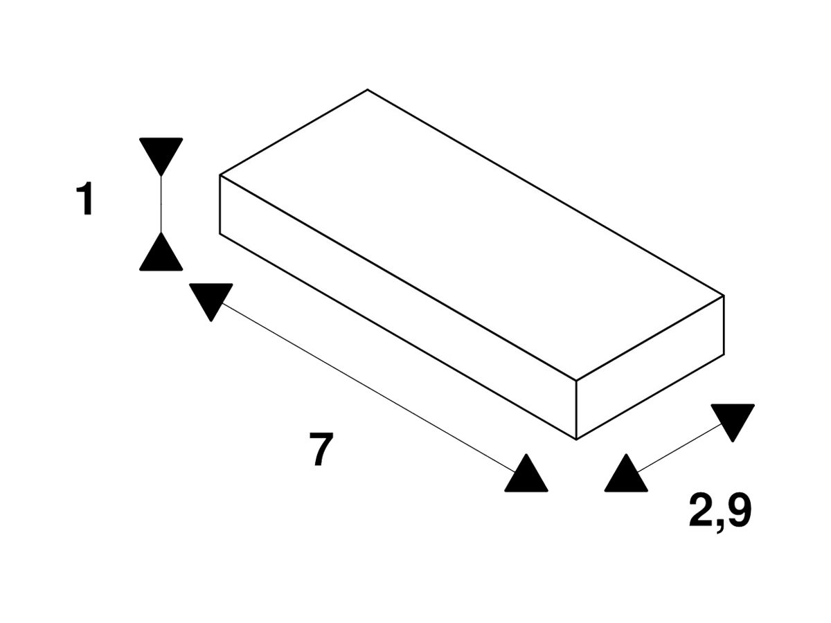 Stababhängung SLV 48V TRACK Stahl weiss
