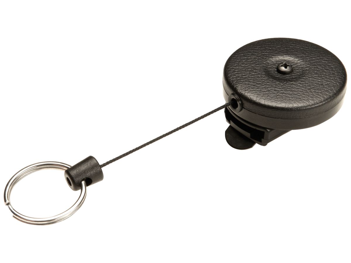 Roll-Schlüsselanhänger Key-Bak KB 484 BLACK 120cm Unisex Metall schwarz