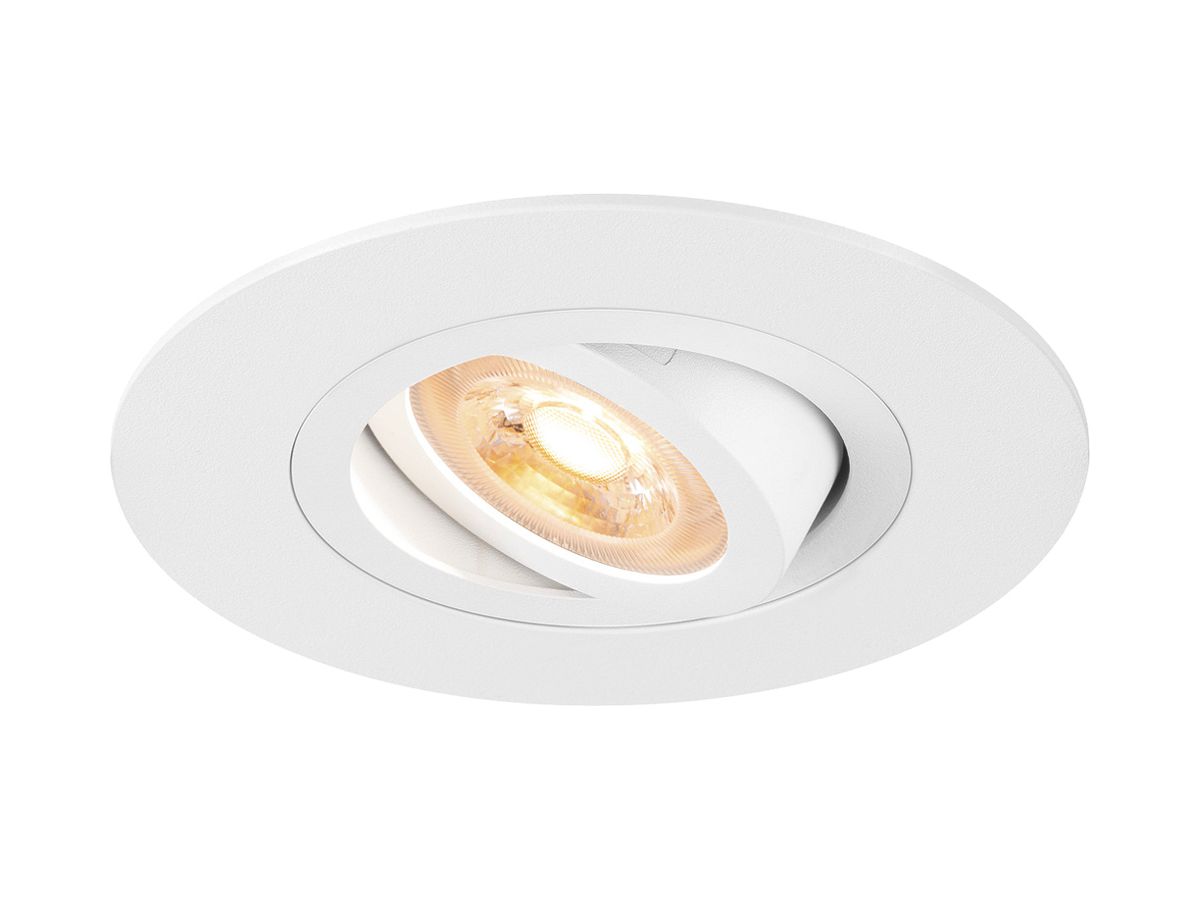 LED-Downlight SLV NEW TRIA 75 XL GU10 1×10W Ø110mm weiss
