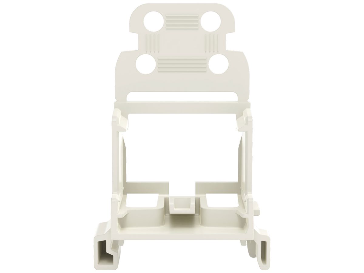 Befestigungsadapter WAGO m.Zugentlastung für 10×4mm² TH35 Ex lgu
