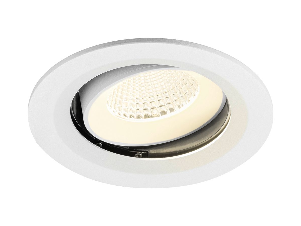 EB-LED-Spot SLV NUMINOS MOVE M 12W 1900lm 4000K MB DALI DIM Ø135×80mm ws