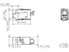 Anschlussmodul H-LINE M RJ45 Kat.6A/s ISO/IEC Keystone, silber