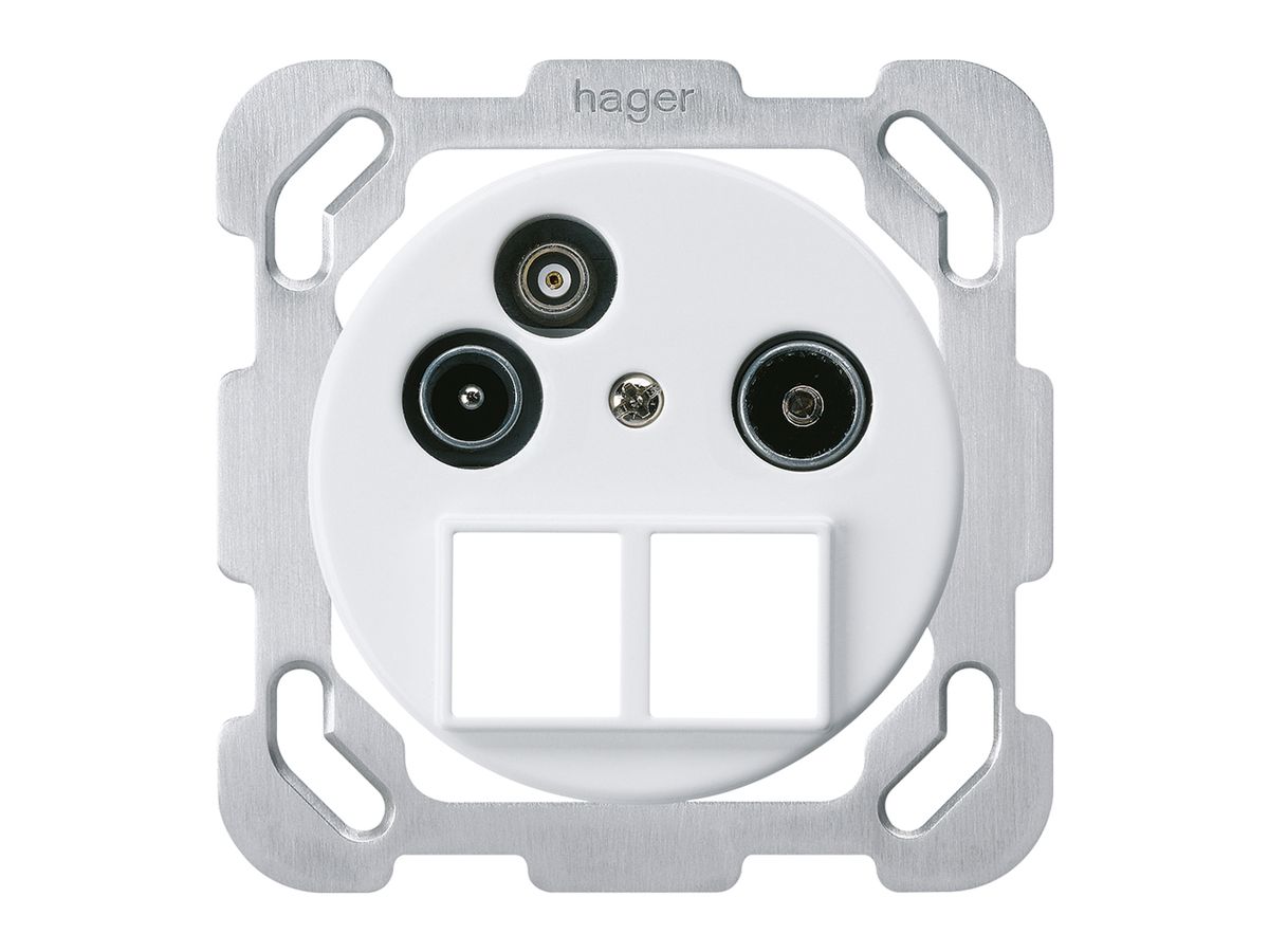 UP-Antennendose TV-R-Daten basico HMS B 2GHz 4dB weiss