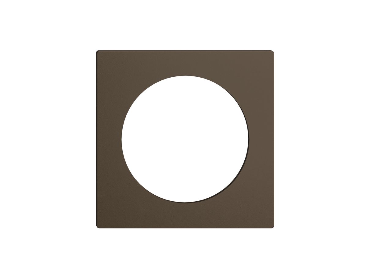 Frontplatte EDIZIOdue coffee, mit Bohrung 43mm