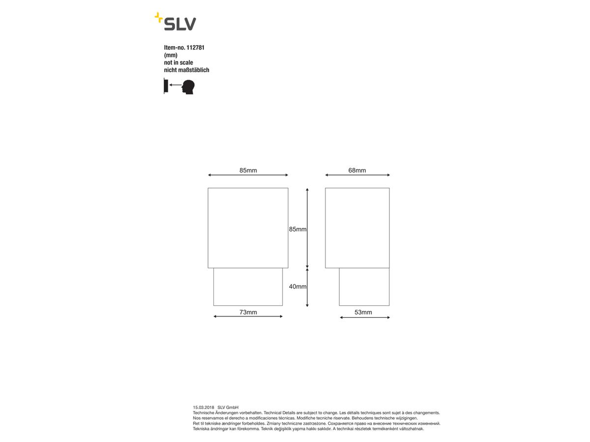 EB-Dose SLV FLAT FRAME/FRAME BASIC, schwarz
