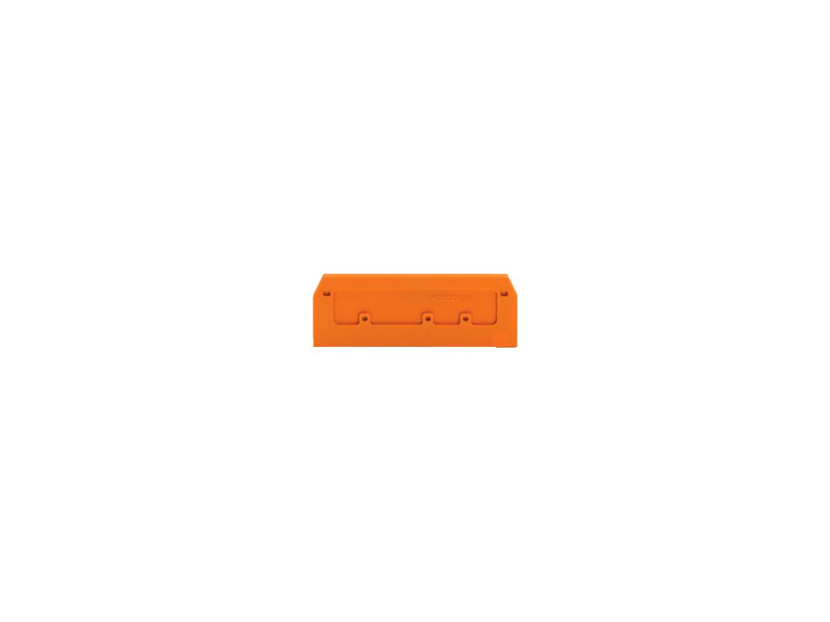 Abschlusswand WAGO 2.5mm orange