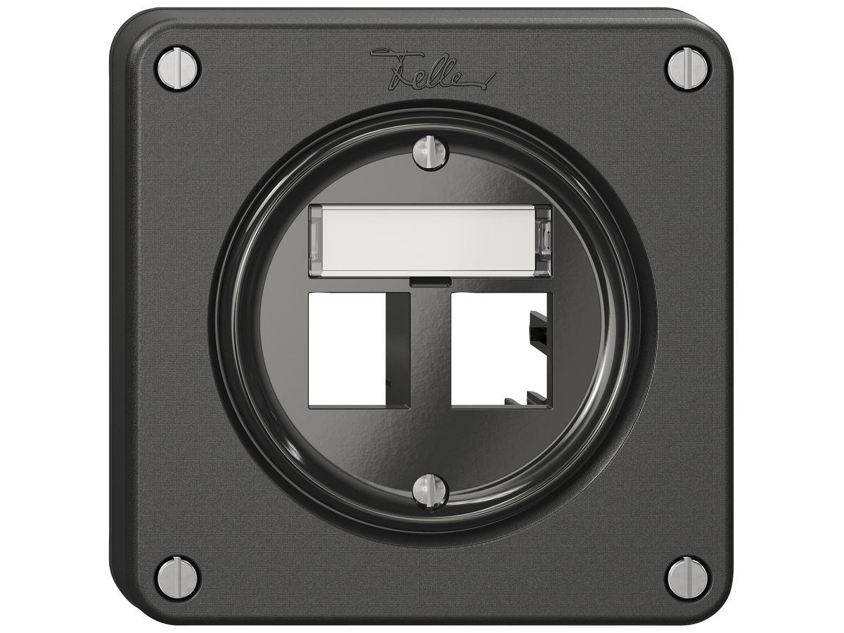 Montageset NEVO freenet SNAPFIX® für 2 Buchsen 87×87mm sz