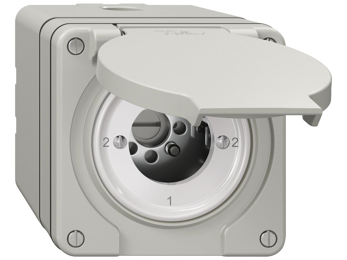 AP-Schlüsselschalter NEVO SNAPFIX® Wechselschalter 16A 400V 2-1-2-1 lgu